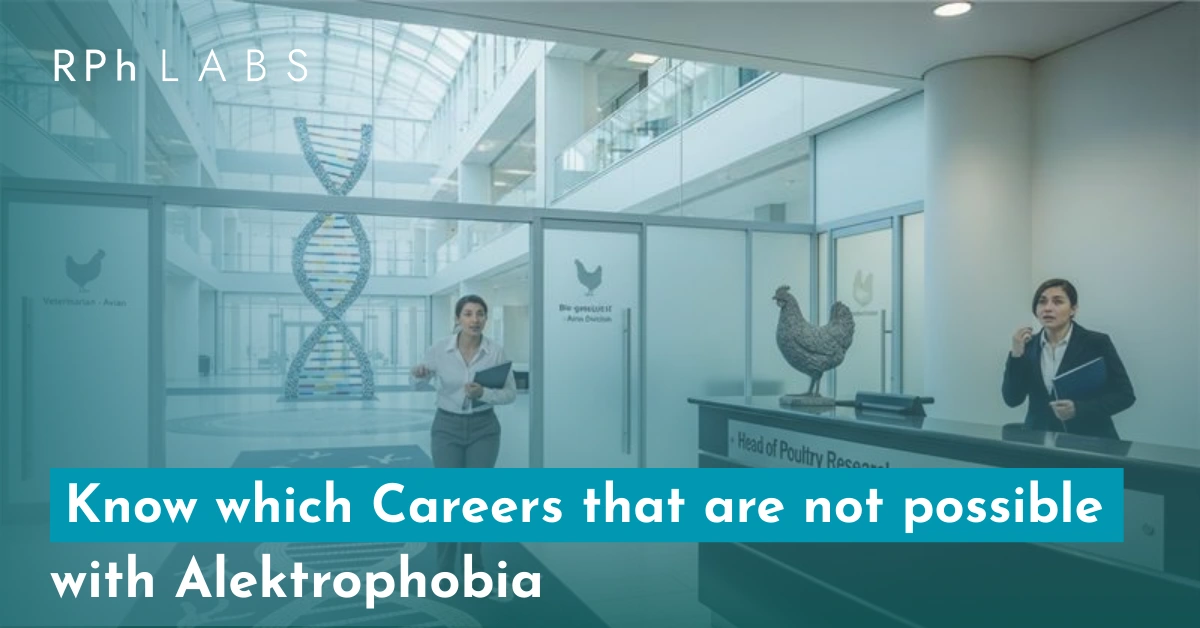 Careers that are not possible with Alektrophobia