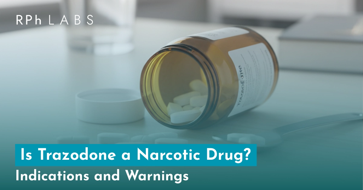 Is Trazodone a Narcotic Drug