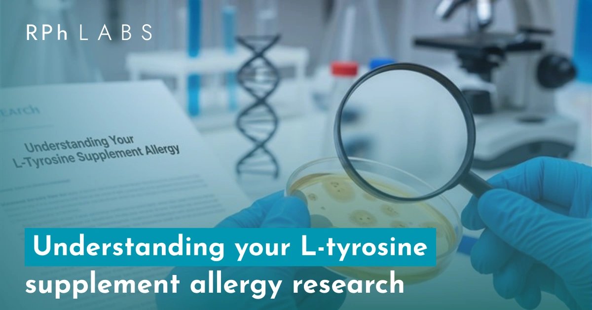 L-tyrosine supplement allergy research
