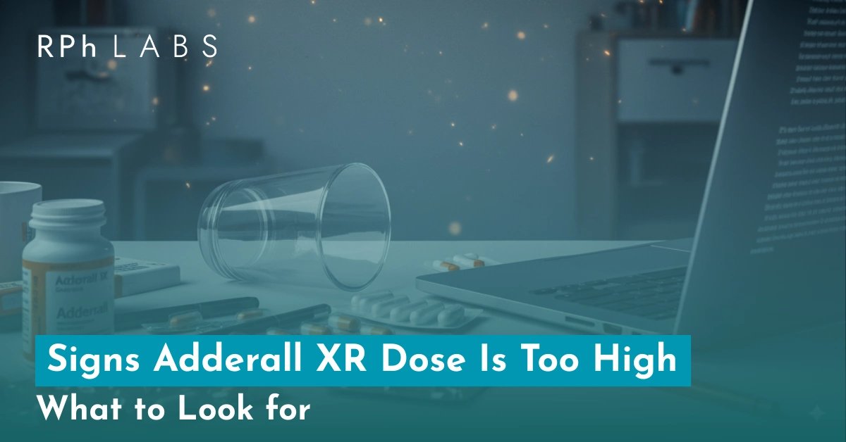 Signs Adderall XR dose is too high