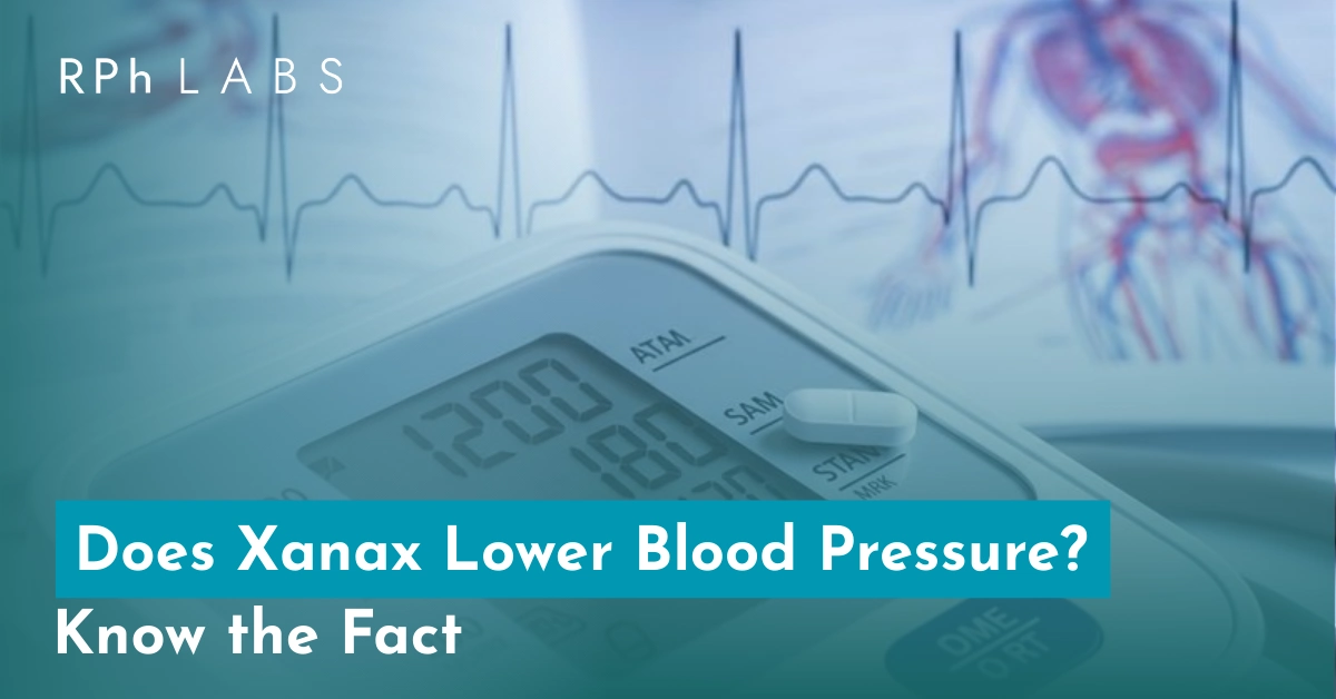 Does Xanax lower blood pressure